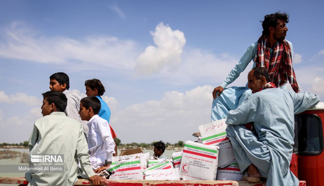 امدادرسانی به ۶۳ هزار سیل‌زده سیستان و بلوچستان