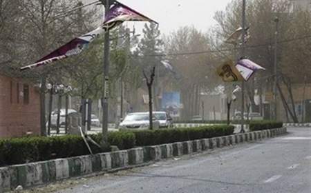وزش باد خیلی شدید در راه تهران