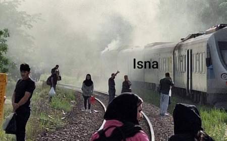 آتش‌سوزی قطار حومه‌ای هشتگرد - تهران